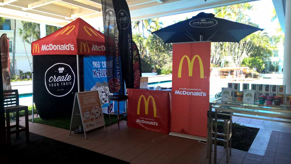 Abcom staff at the McDonalds Franchisee Convention